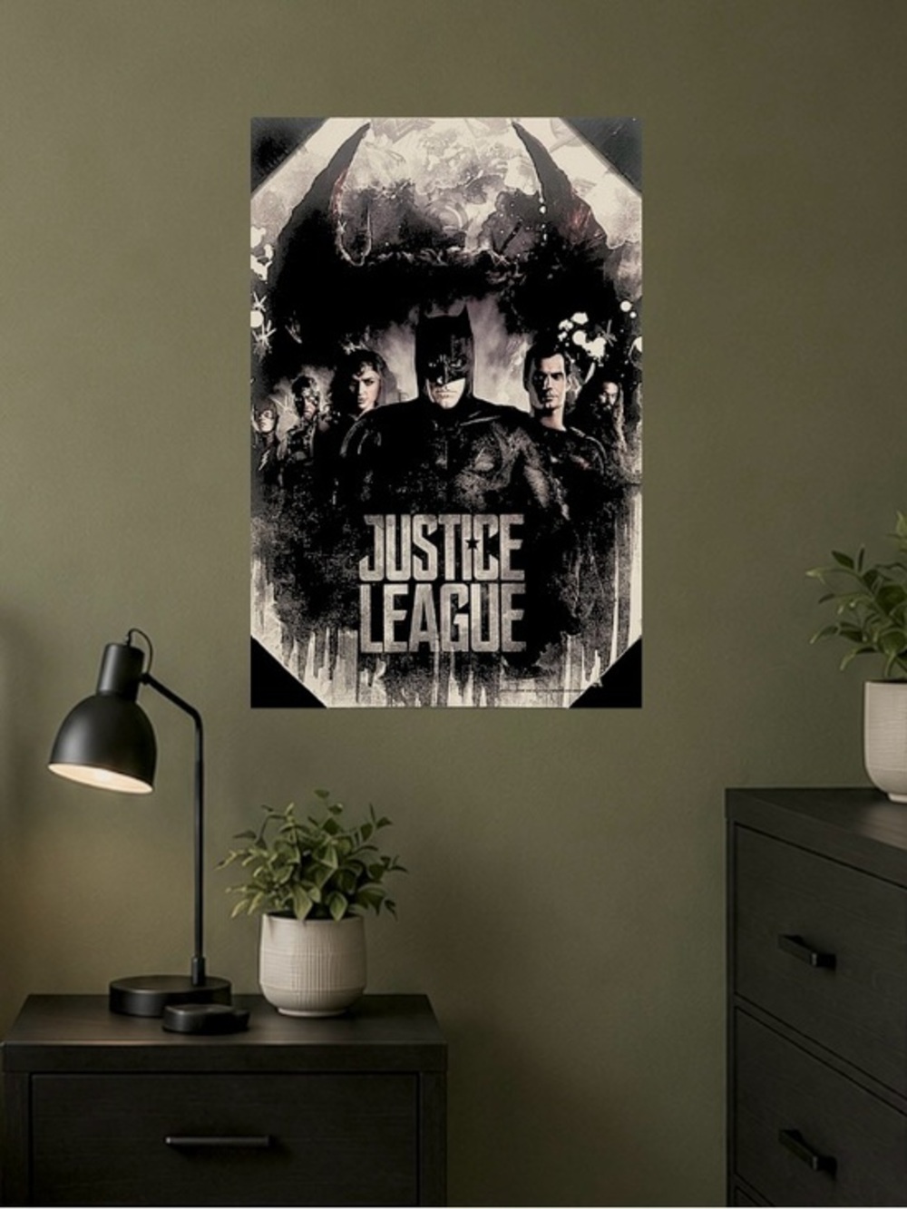 DC Comics Batman Justice League wood poster wall art by hobby lobby NWT OBO